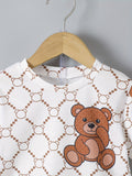 Conjunto Infantil 2 Peças com Estampa 3D de Urso