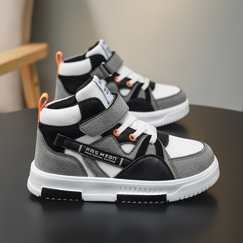 Tênis Casuais Respiráveis Unissex Branco e Cinza