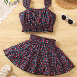 Conjunto Infantil Feminino 2 Peças para Meninas 120-170