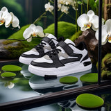 Tênis Esportivos Preto e Branco para Meninos