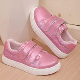 Tênis Infantil Rosa com Glitter para Meninas