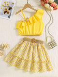 Conjunto Infantil Feminino Boho de Praia 2 Peças