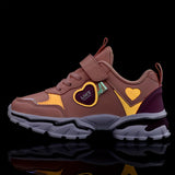 Tênis Infantil Preto e Rosa que Brilha no Escuro