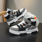 Tênis Casuais Respiráveis Unissex Branco e Cinza