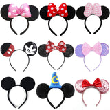 Tiara com Orelhas de Mouse para Meninas e Adultos