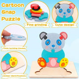 Quebra-Cabeça de Madeira Montessori Infantil Educativo