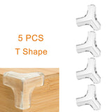5 ou 10 Peças – Protetor de Quina de Mesa em Silicone para Bebê, Protetor de Bordas, Anticolisão e Segurança Infantil