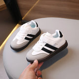Tênis Esportivo Fashion para Crianças em Couro PU - Meninos e Meninas
