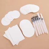 26/36 Peças: Kit 3D de Desenho Infantil com Esponja e Pincel de Água