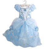 Verão princesa traje festa fantasia flor vestido novo 2025 natal aniversário carnaval vestir-se rapunzal belle disfarce vestido