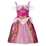 Verão princesa traje festa fantasia flor vestido novo 2025 natal aniversário carnaval vestir-se rapunzal belle disfarce vestido