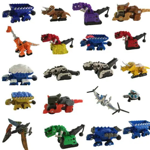 Dinotrux Mini Brinquedos de Dinossauro e Carrinho para Crianças