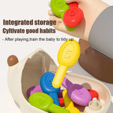 Brinquedo Educativo Montessori Ouriço – Treinamento de Coordenação Motora Fina e Contagem para Crianças Pequenas