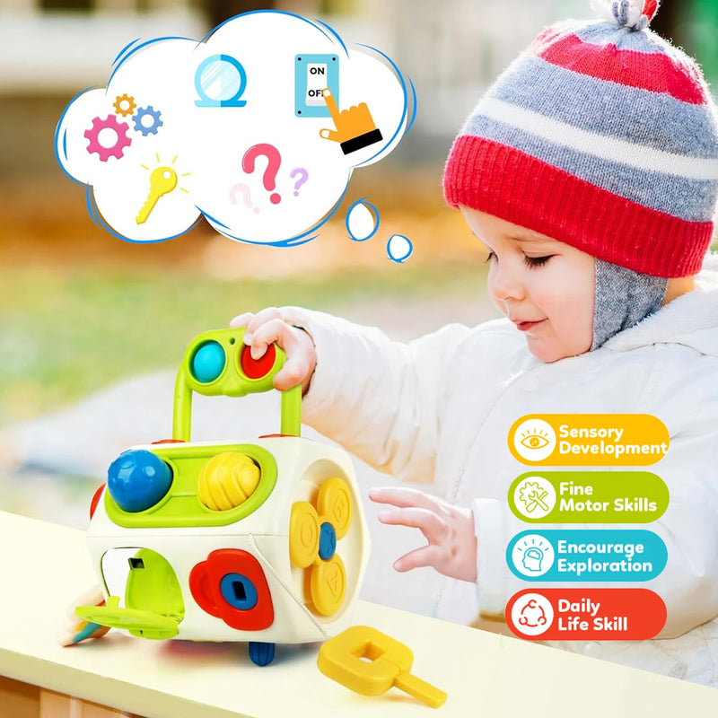 Cubo Sensorial Montessori Educativo Infantil