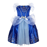 Verão princesa traje festa fantasia flor vestido novo 2025 natal aniversário carnaval vestir-se rapunzal belle disfarce vestido