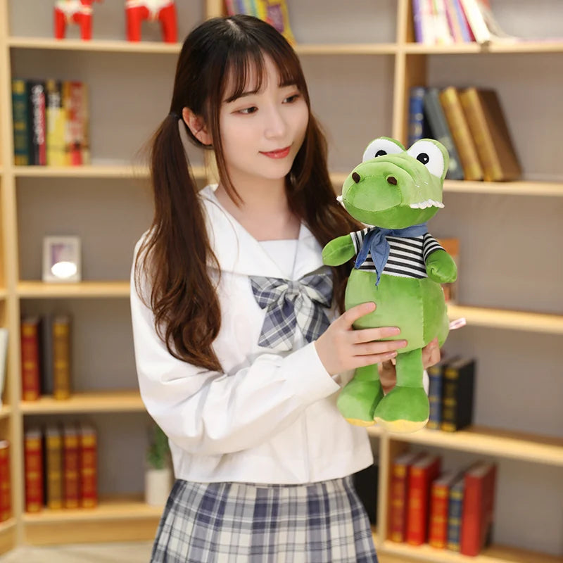 Pelúcia Crocodilo Kawaii – Almofada Decorativa Infantil