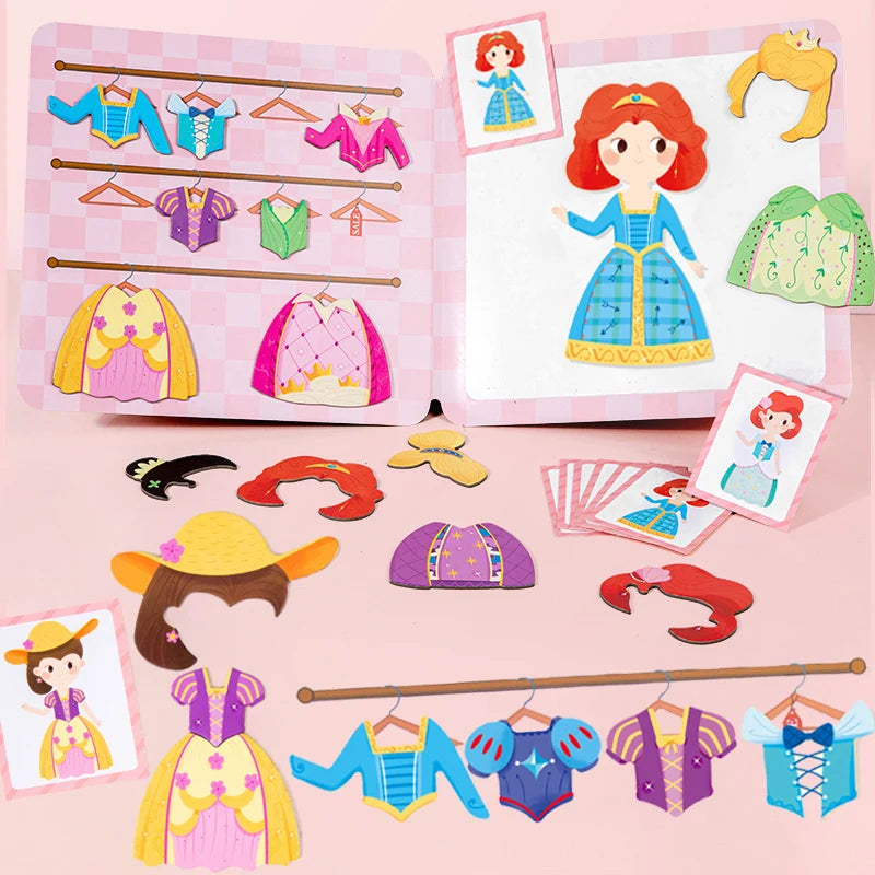 Livros de Quebra-Cabeça Magnéticos Montessori