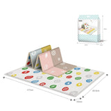 Tapete Infantil Dobrável Dupla Face (Antiderrapante)