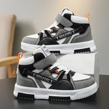 Tênis Casuais Respiráveis Unissex Branco e Cinza