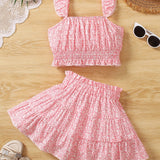 Conjunto Infantil Feminino 2 Peças para Meninas 120-170