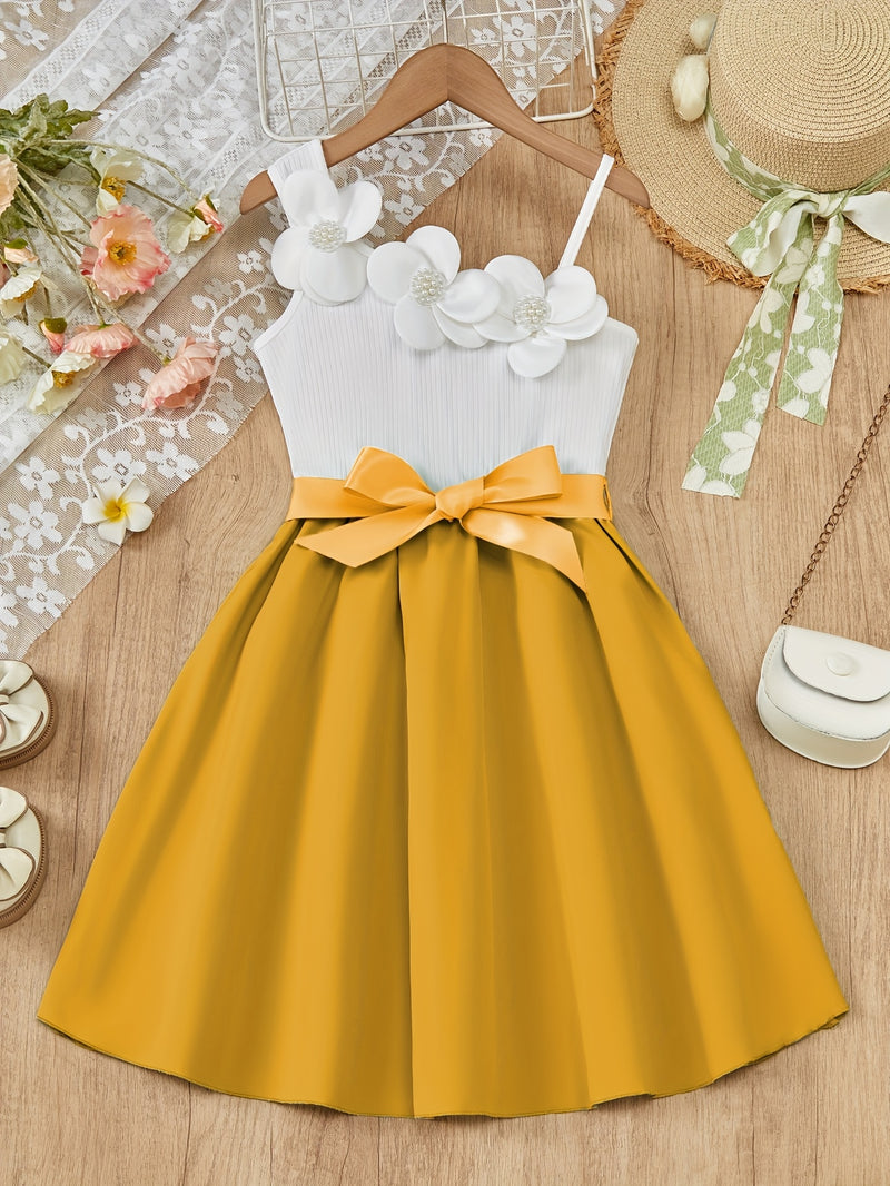 Vestido Infantil Floral para Festa e Dia a Dia – Lavável e Fácil de Cuidar