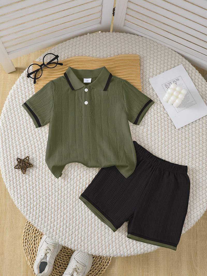 Conjunto Casual 2 Peças Primavera/Verão para Meninos