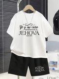 Conjunto Infantil Masculino JEHOVA Camiseta e Shorts