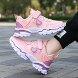 Tênis Infantil Preto e Rosa que Brilha no Escuro