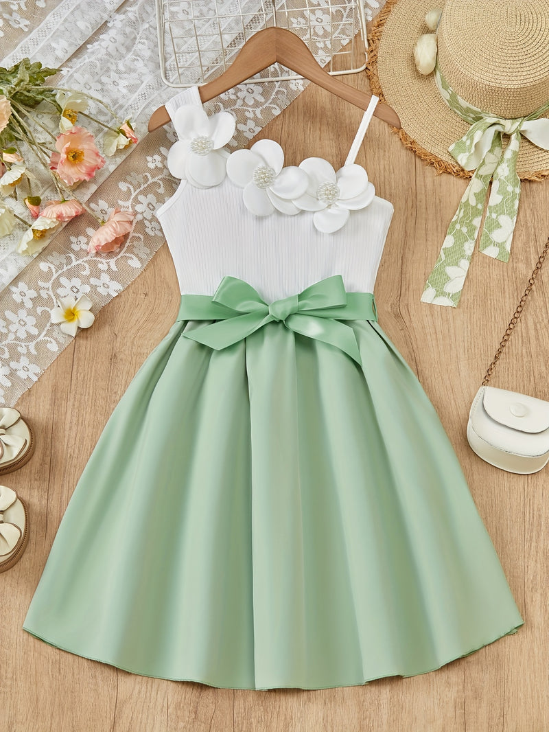 Vestido Infantil Floral para Festa e Dia a Dia – Lavável e Fácil de Cuidar