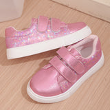 Tênis Infantil Rosa com Glitter para Meninas