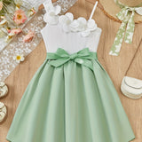 Vestido Infantil Floral para Festa e Dia a Dia – Lavável e Fácil de Cuidar